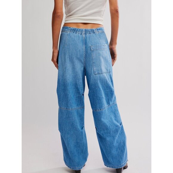 Free People Logan Cinched Cargo Jeans - Picture 8 of 13